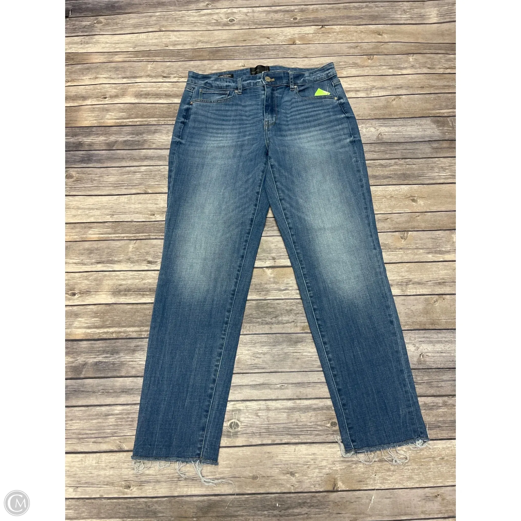 Jeans Boyfriend By White House Black Market In Blue Denim, Size: 8