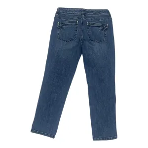 Jeans Cropped By White House Black Market In Blue Denim, Size:6