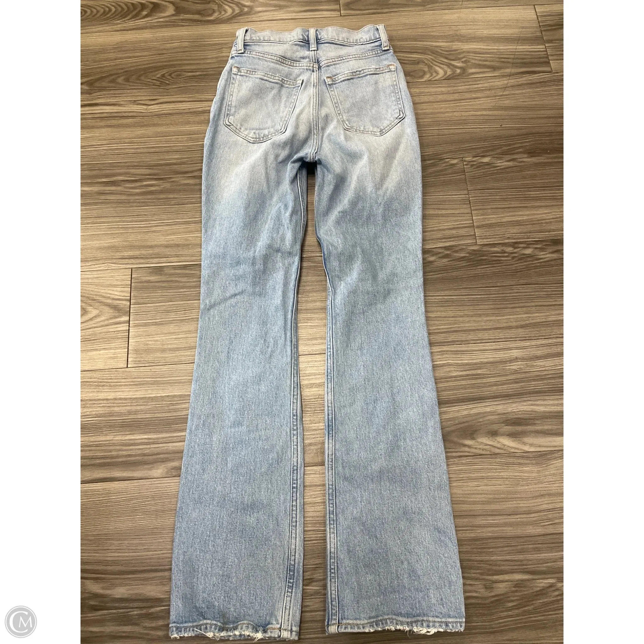 Jeans Flared By Abercrombie And Fitch In Blue, Size: 0