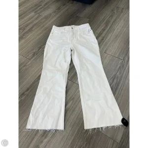 Jeans Flared By Old Navy In White, Size: 12