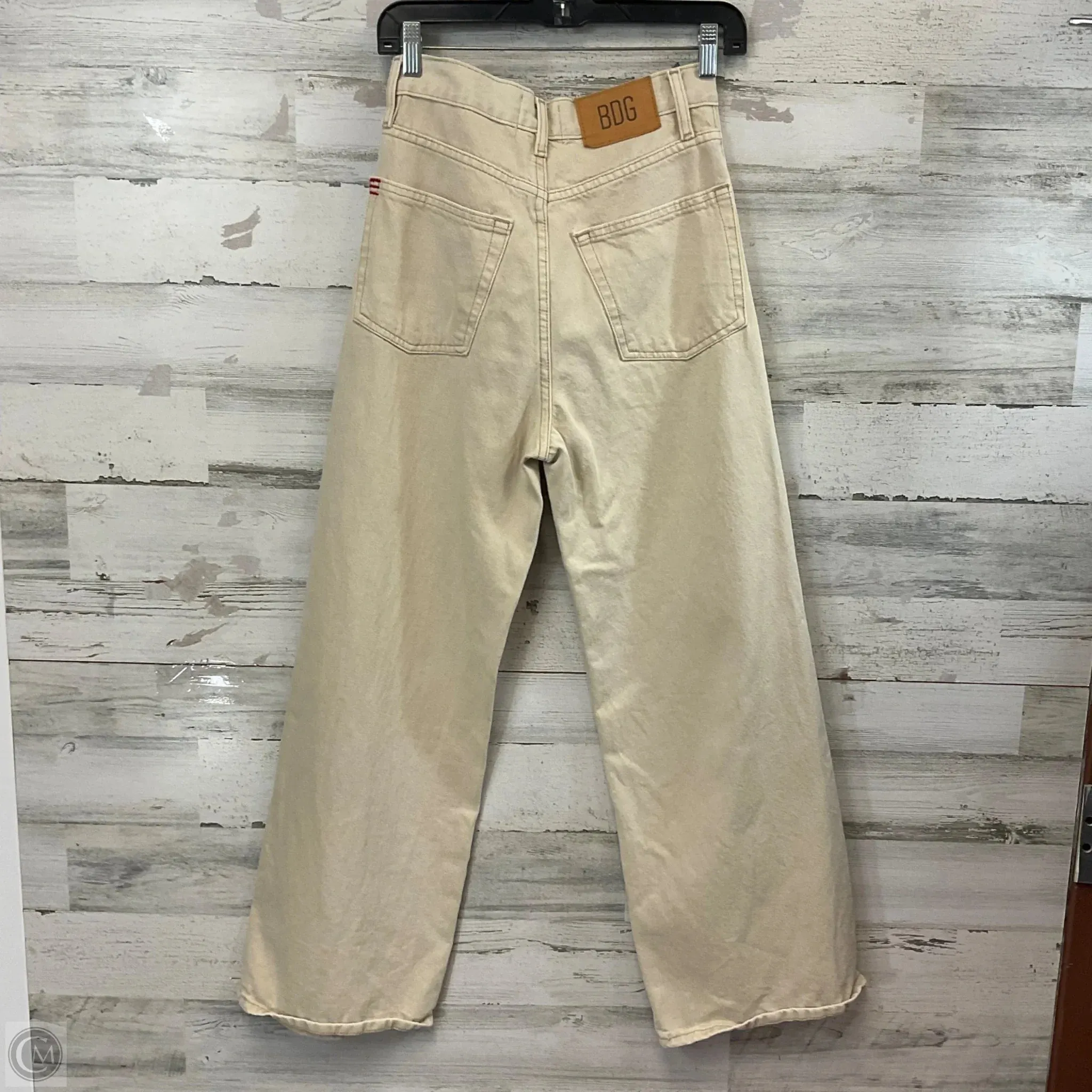 Jeans Wide Leg By Bdg In Tan, Size: 4