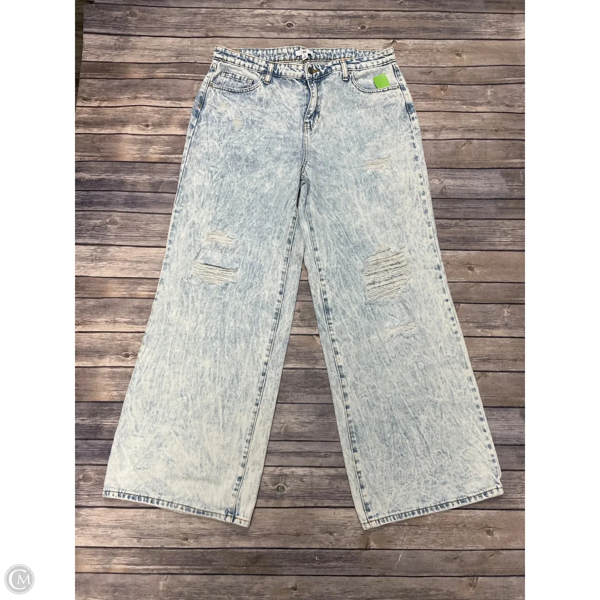 Jeans Wide Leg By Bp In Blue Denim, Size: 18
