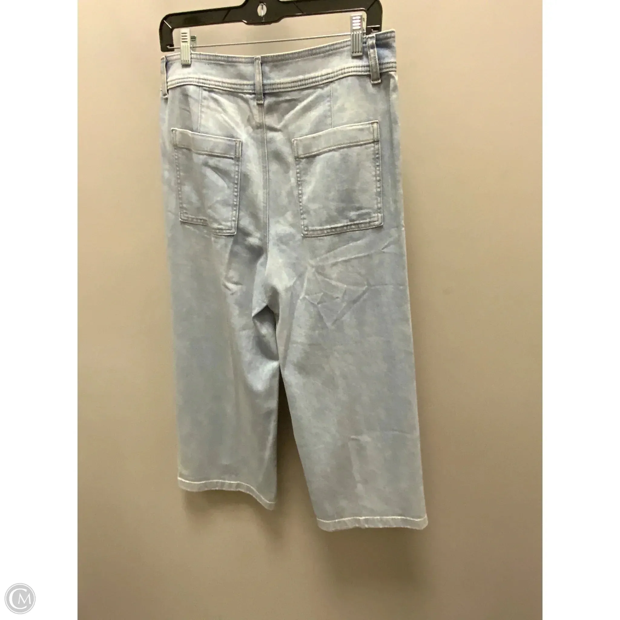 Jeans Wide Leg By Chicos In Blue Denim, Size: 10