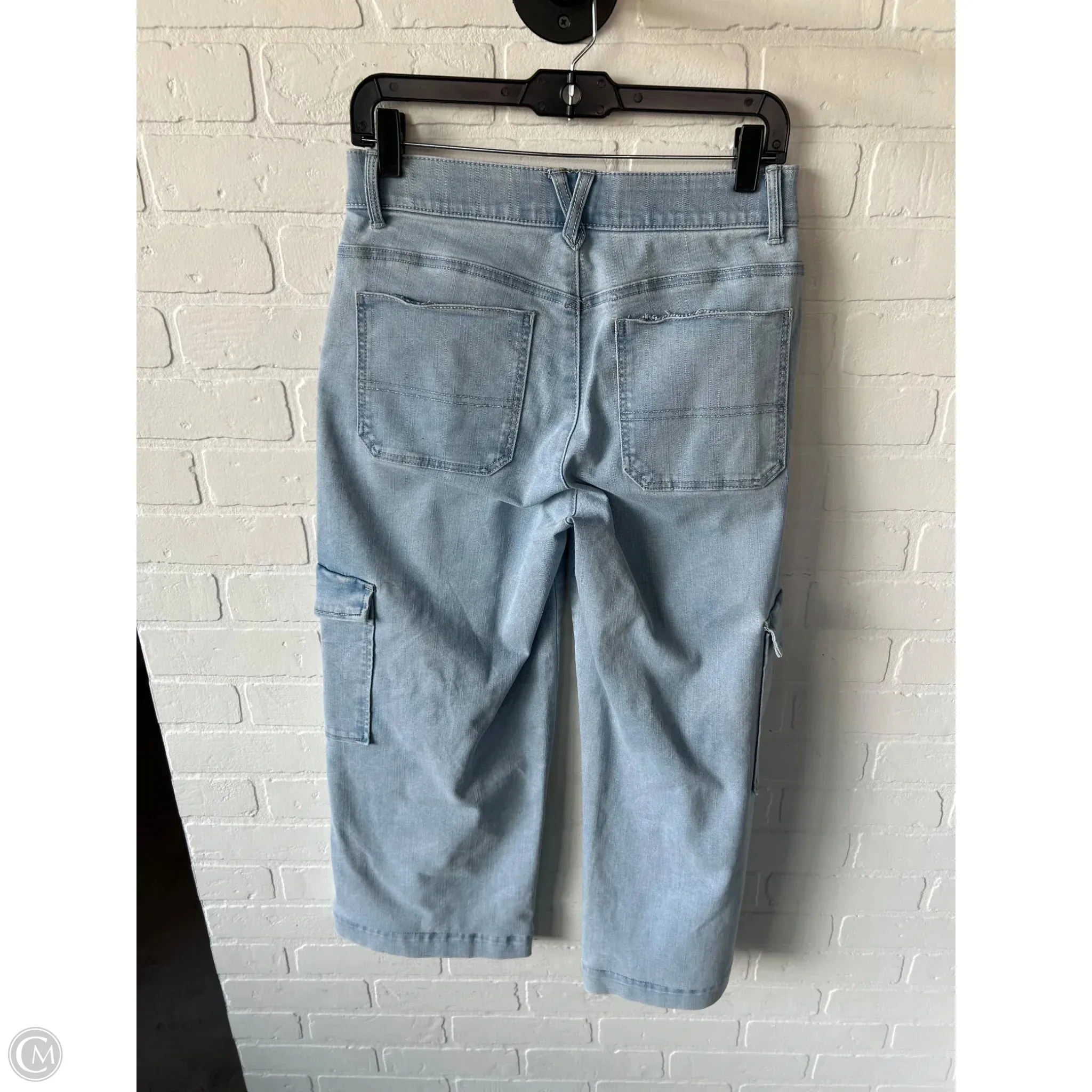 Jeans Wide Leg By Clothes Mentor In Blue Denim, Size: 4