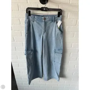Jeans Wide Leg By Clothes Mentor In Blue Denim, Size: 4