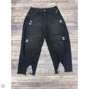 Jeans Wide Leg By Cmf In Black, Size: 12