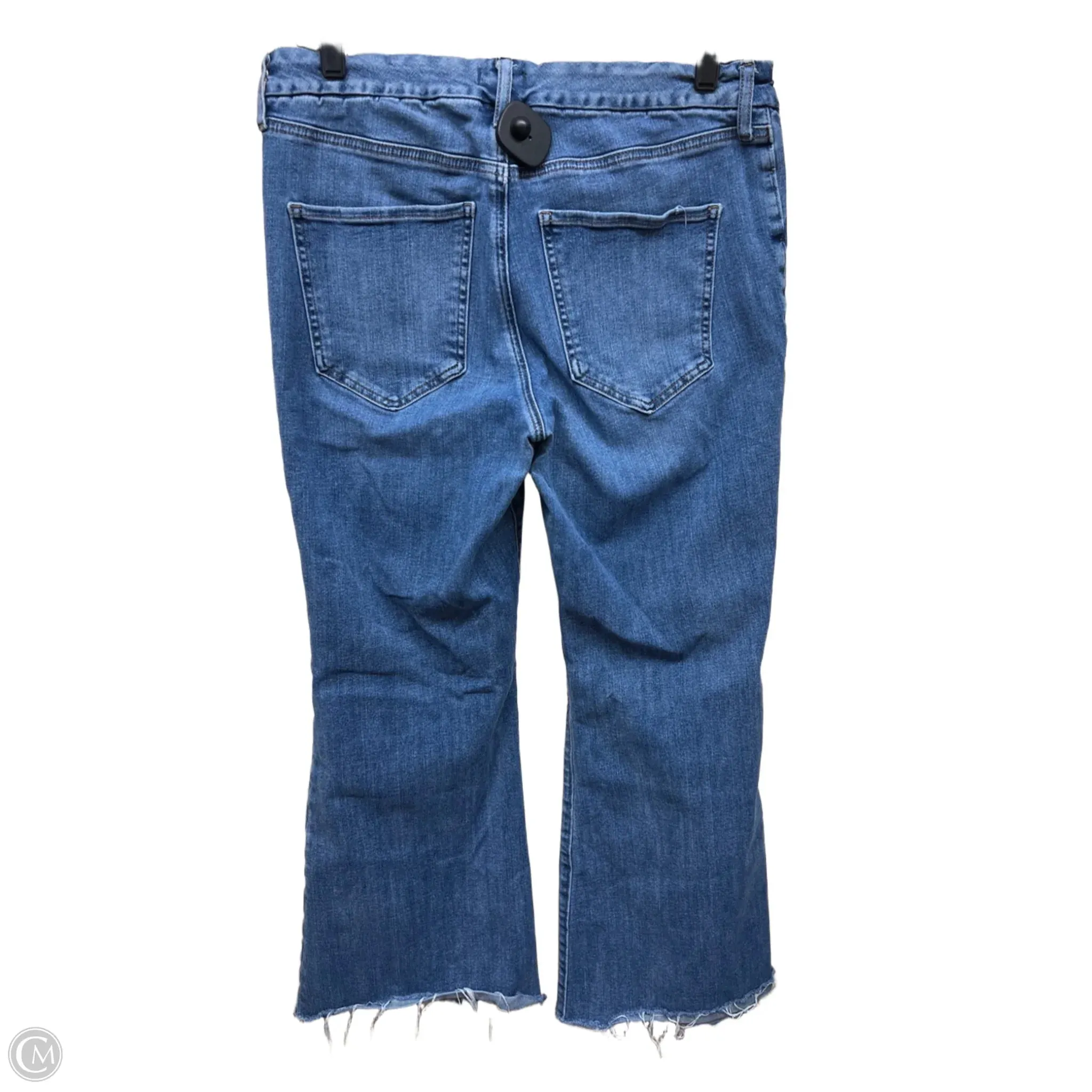 Jeans Wide Leg By Express In Blue Denim, Size: 12