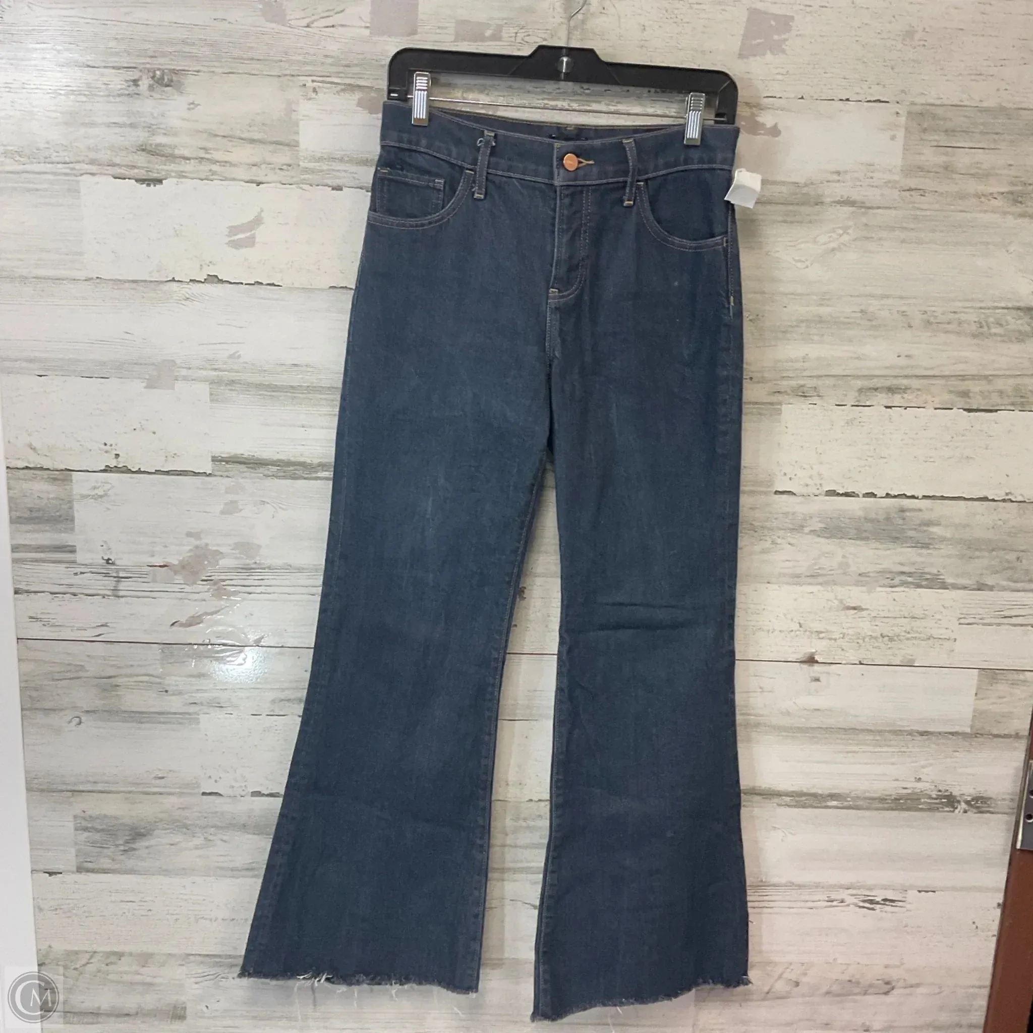 Jeans Wide Leg By Express In Blue Denim, Size: 2
