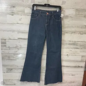 Jeans Wide Leg By Express In Blue Denim, Size: 2