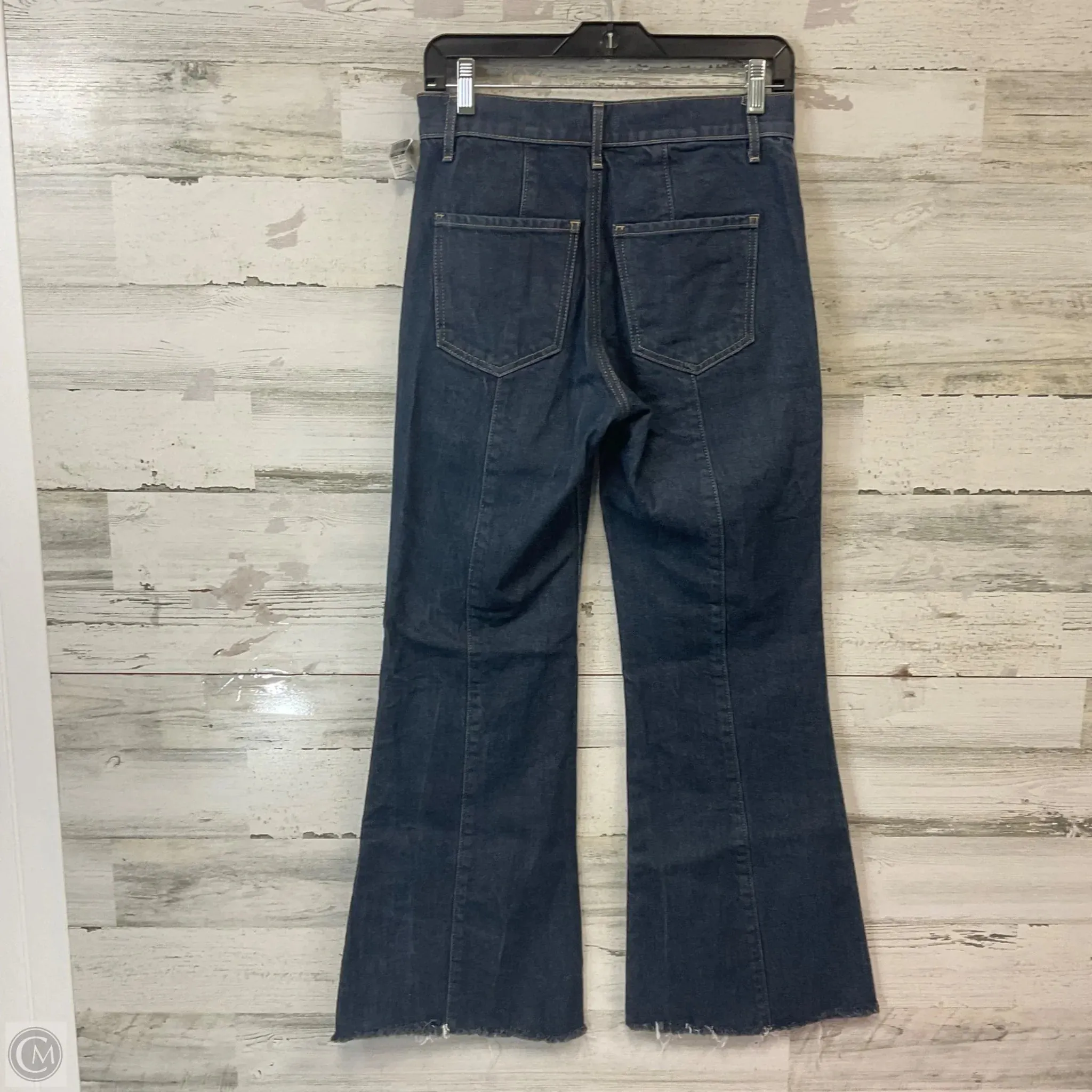 Jeans Wide Leg By Express In Blue Denim, Size: 2