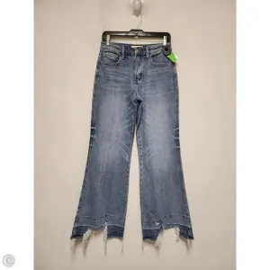 Jeans Wide Leg By Flying Monkey In Blue Denim, Size: 4