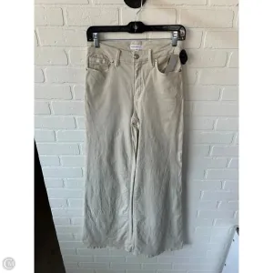 Jeans Wide Leg By Good American In Tan Denim, Size: 0