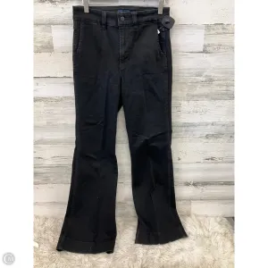 Jeans Wide Leg By J. Crew In Black Denim, Size: 4
