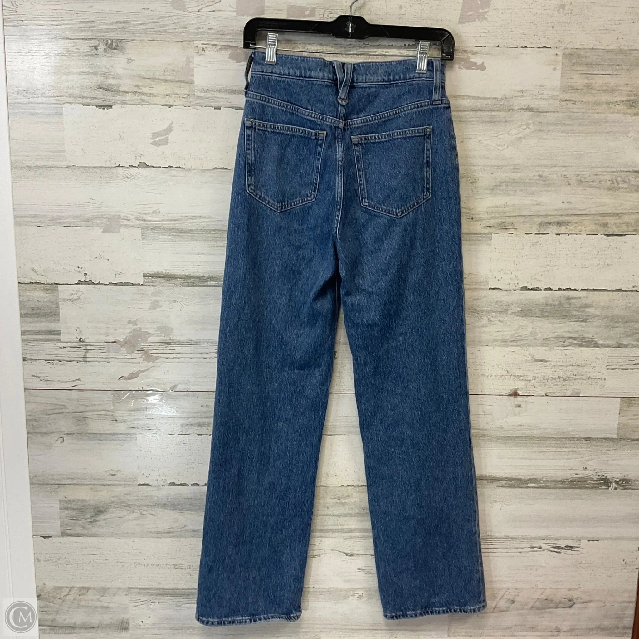 Jeans Wide Leg By J. Crew In Blue Denim, Size: 0
