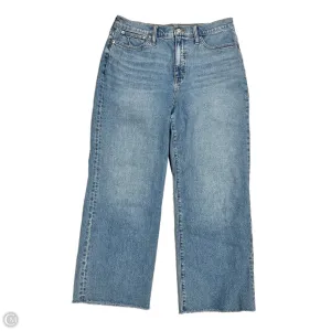 Jeans Wide Leg By J. Crew In Blue Denim, Size: 10