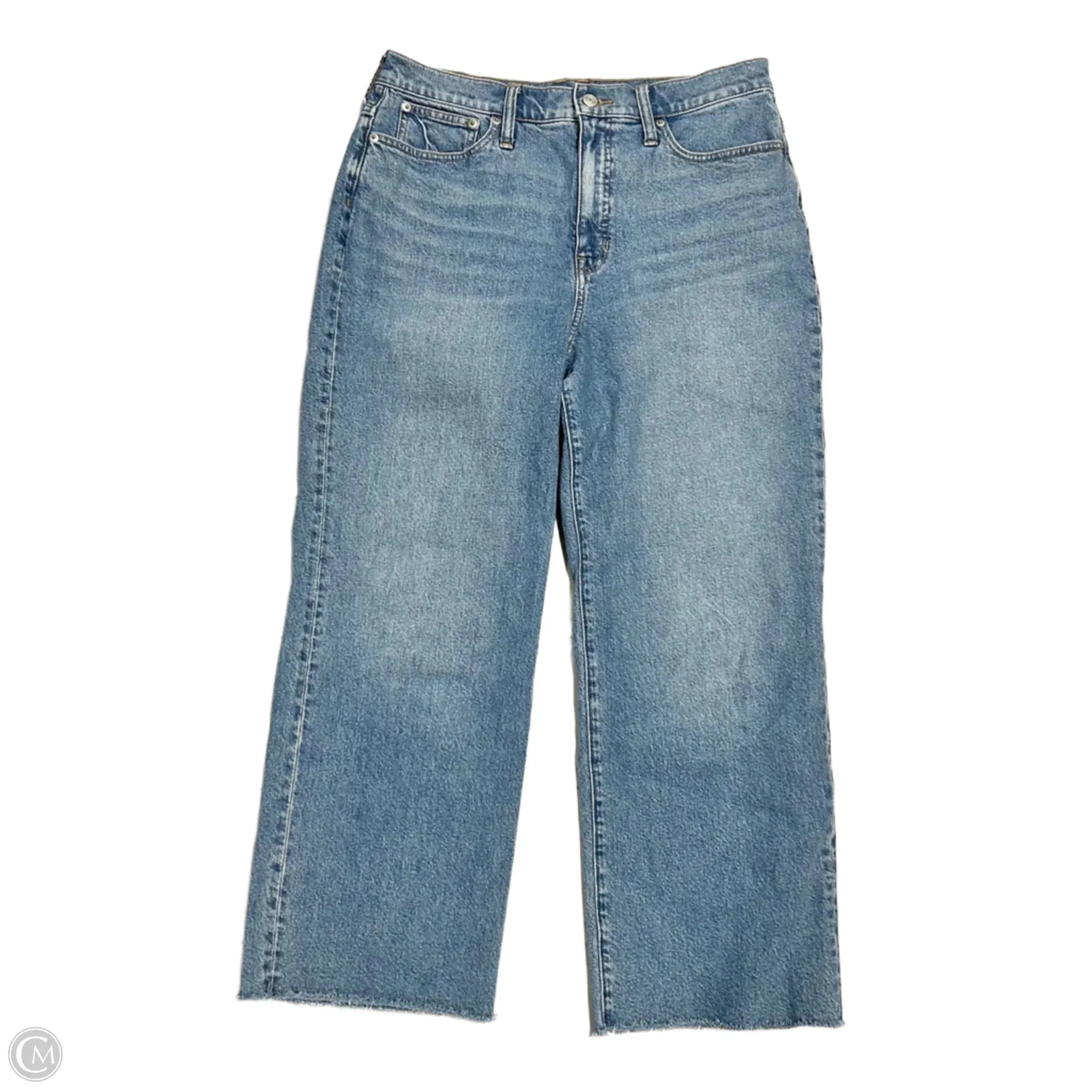 Jeans Wide Leg By J. Crew In Blue Denim, Size: 10