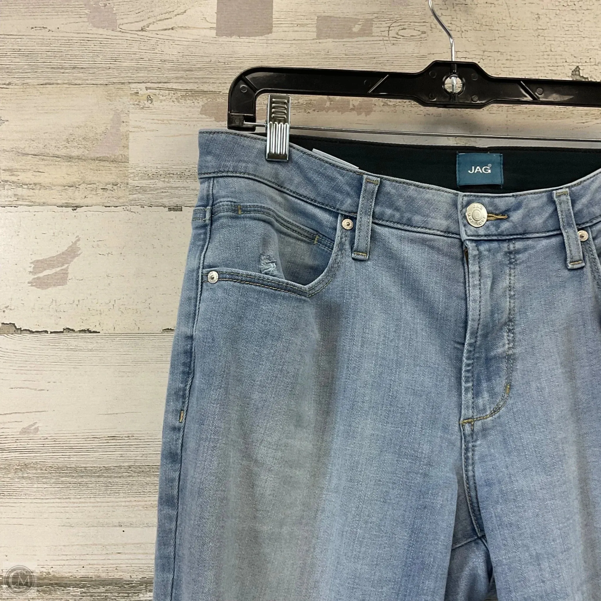 Jeans Wide Leg By Jag In Blue Denim, Size: 12
