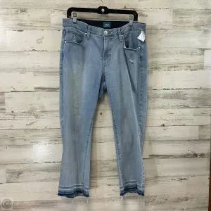 Jeans Wide Leg By Jag In Blue Denim, Size: 12