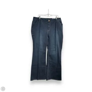 Jeans Wide Leg By Lane Bryant In Blue Denim, Size: 22