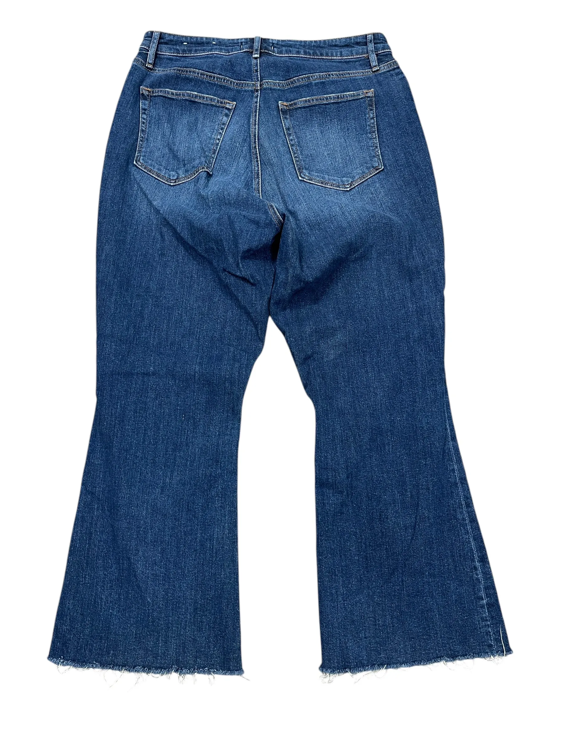 Jeans Wide Leg By Loft In Blue Denim, Size:10