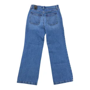 Jeans Wide Leg By Loft In Blue Denim, Size:6