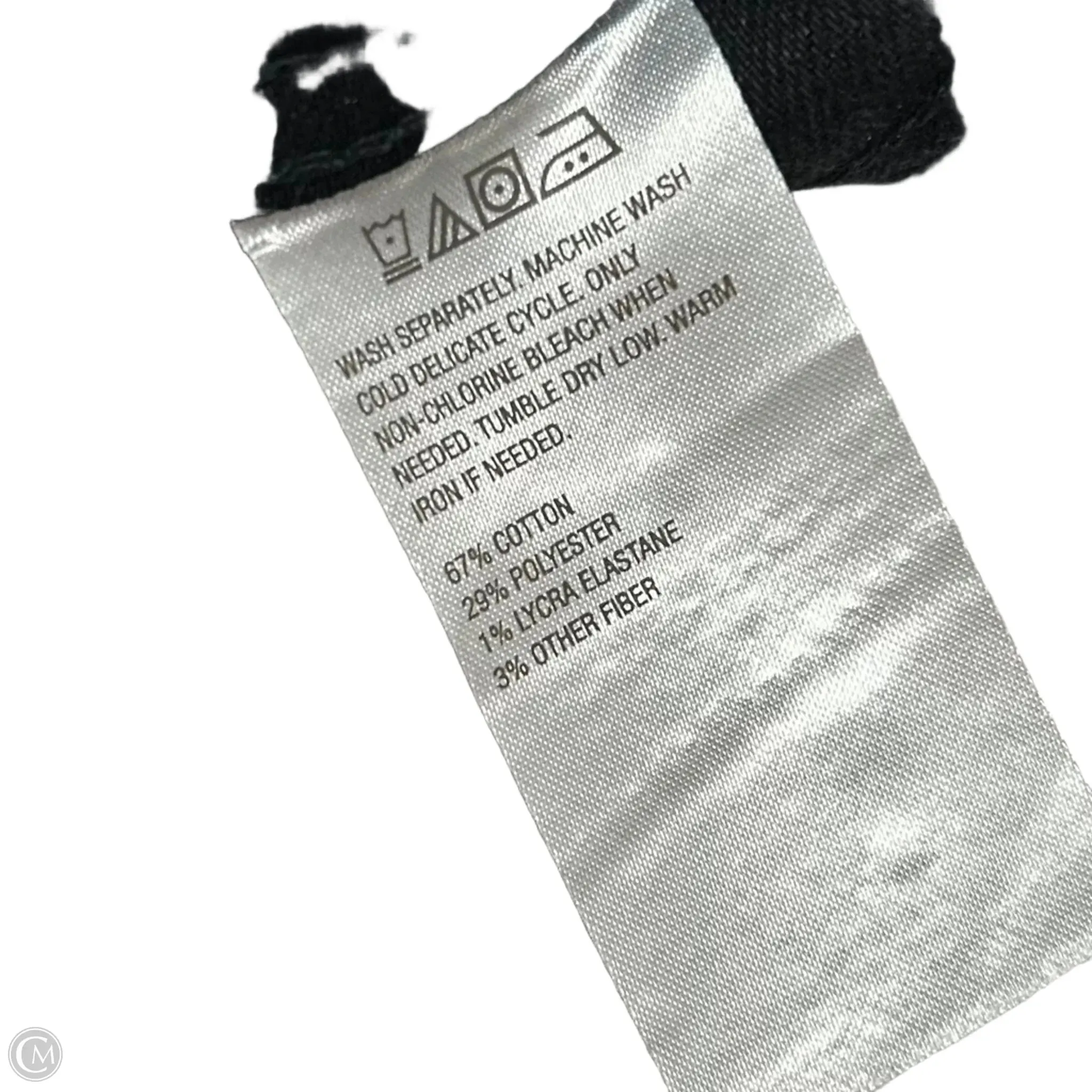 Jeans Wide Leg By Logo In Black Denim, Size: 10