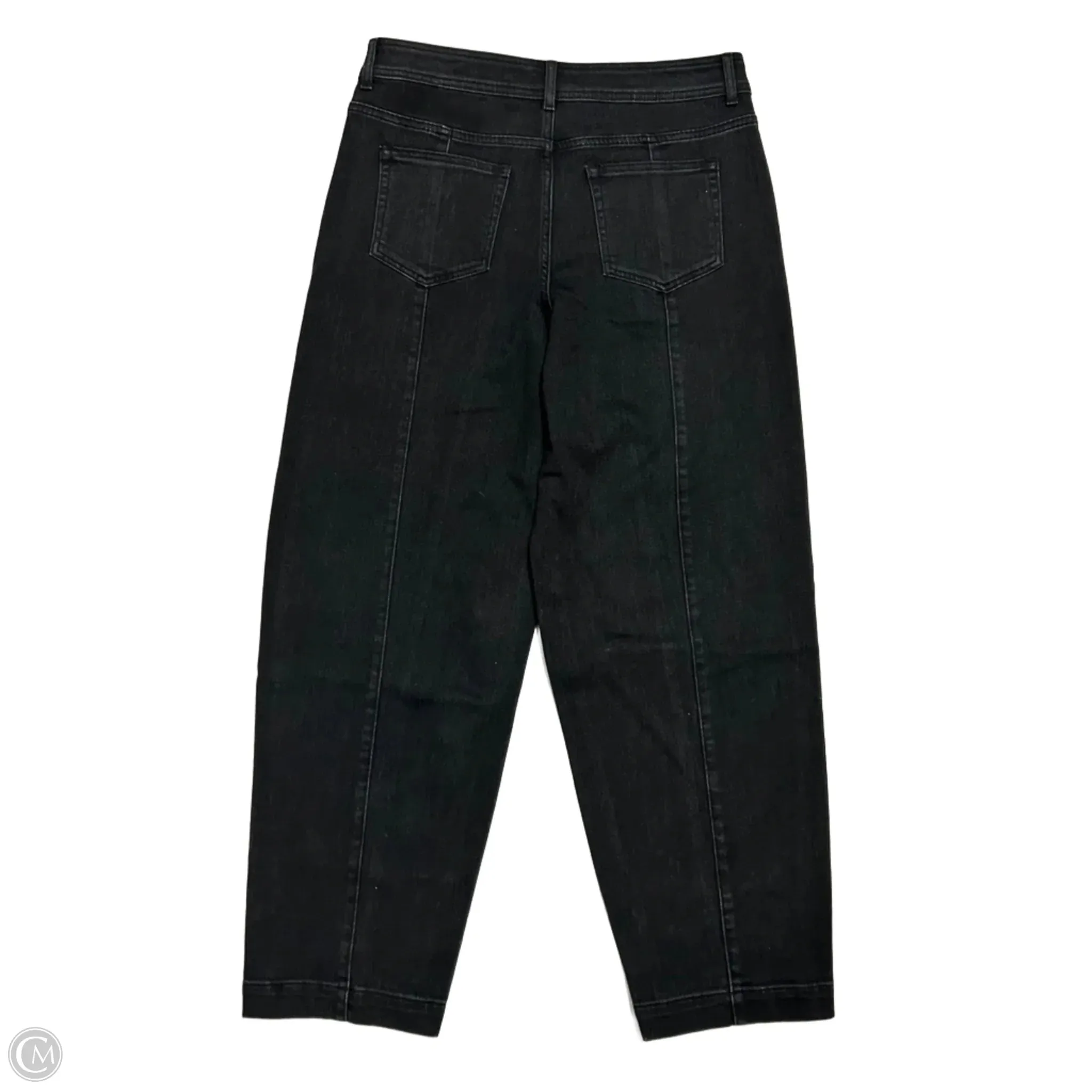 Jeans Wide Leg By Logo In Black Denim, Size: 10