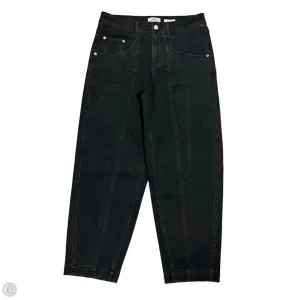 Jeans Wide Leg By Logo In Black Denim, Size: 10