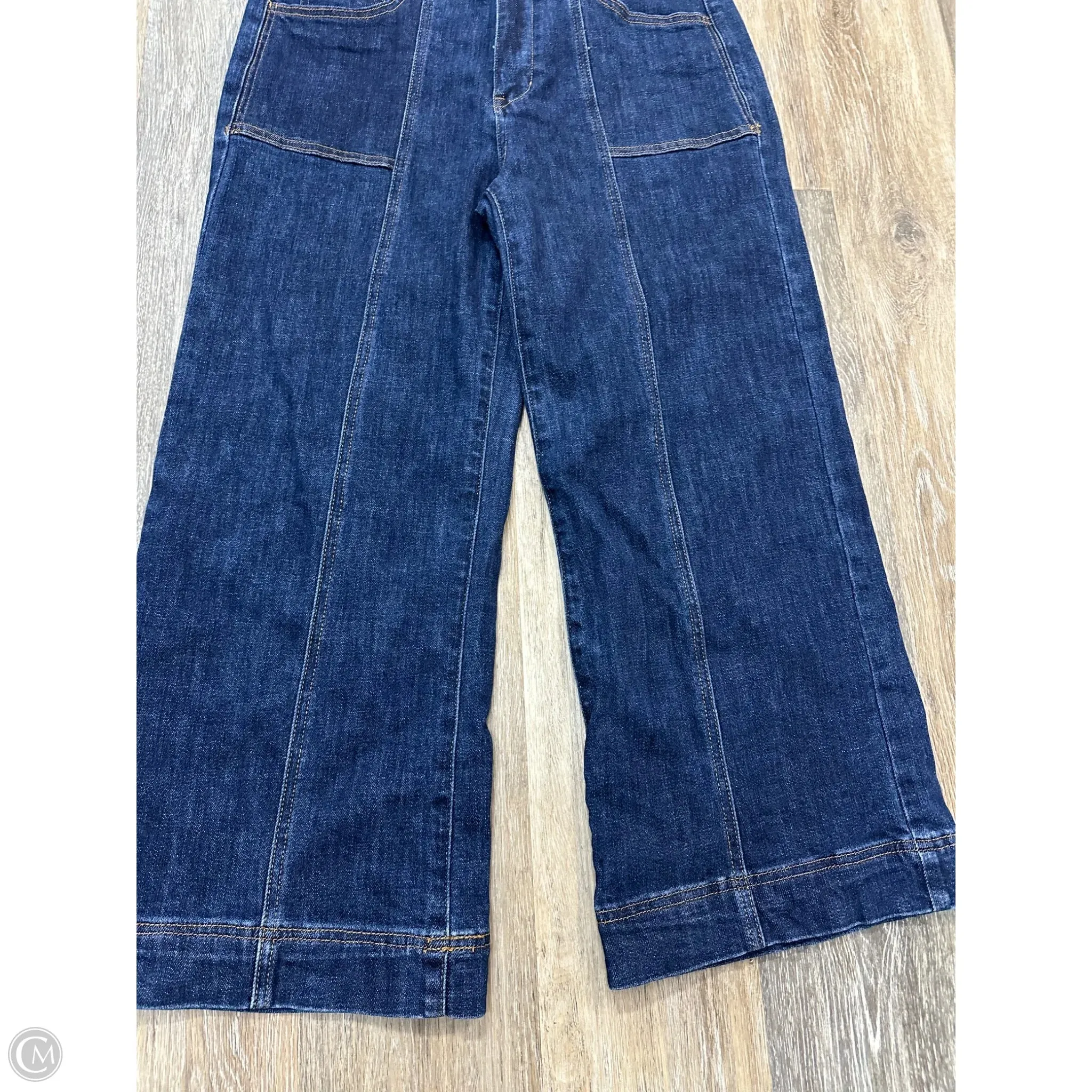Jeans Wide Leg By Mica In Blue Denim, Size: 10