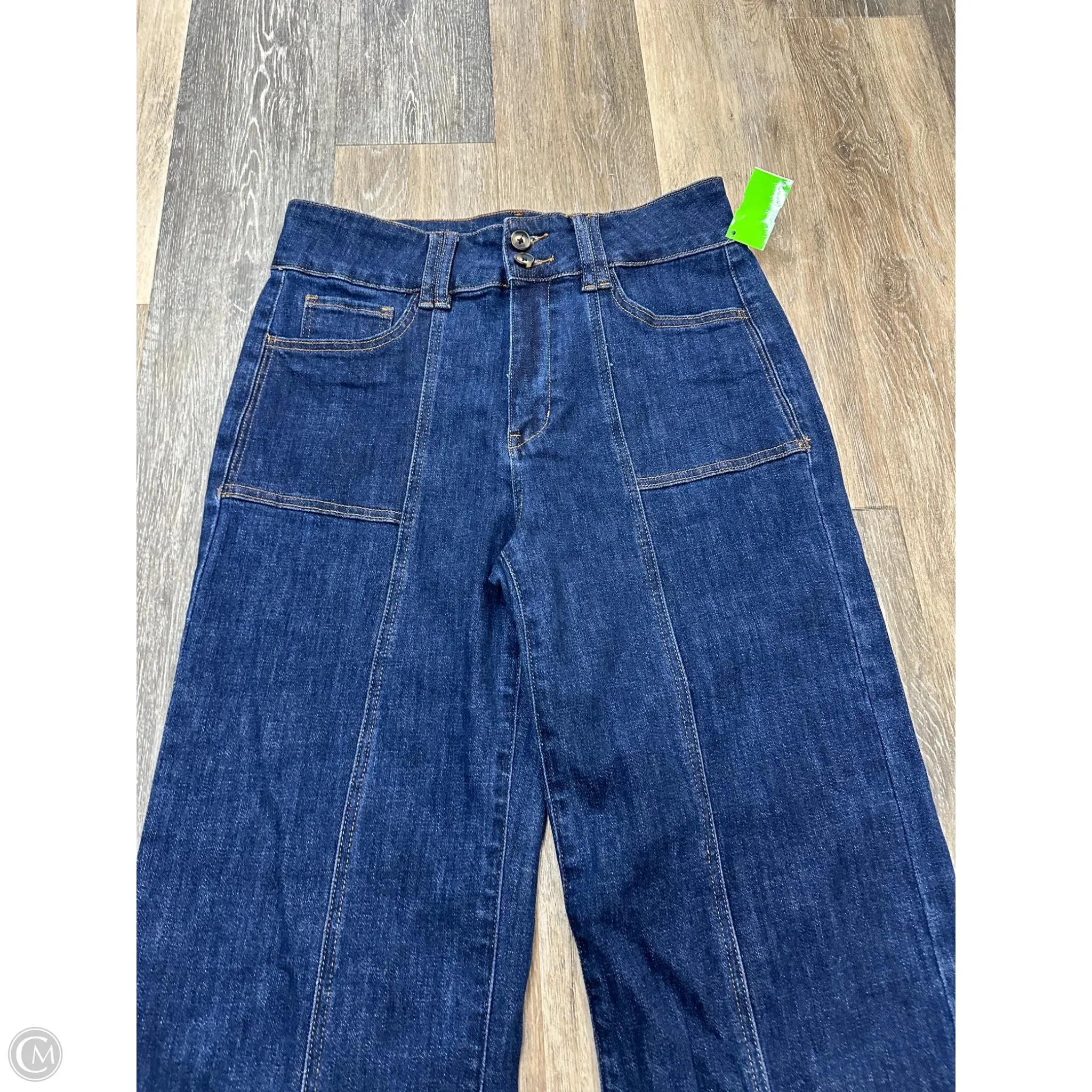 Jeans Wide Leg By Mica In Blue Denim, Size: 10