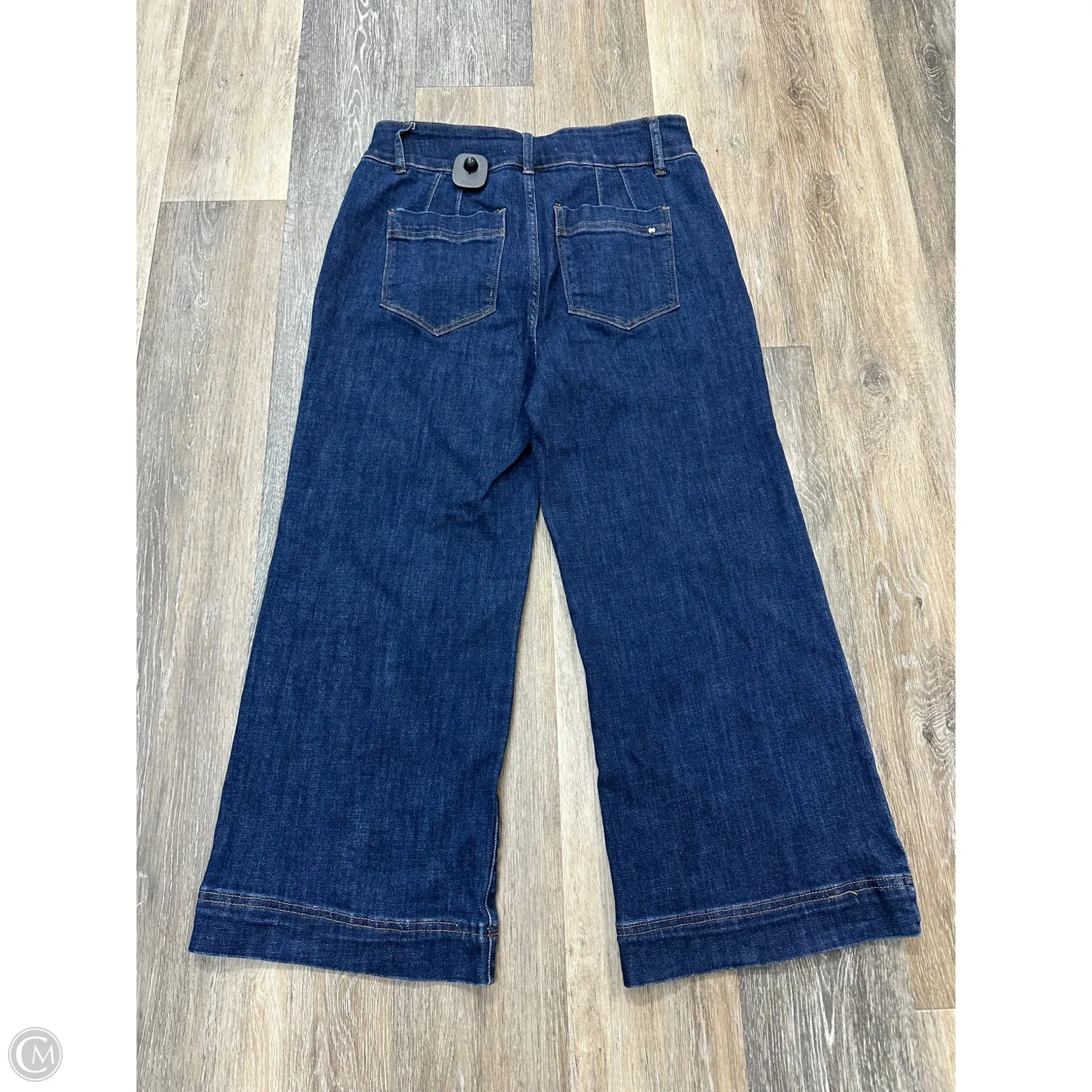 Jeans Wide Leg By Mica In Blue Denim, Size: 10