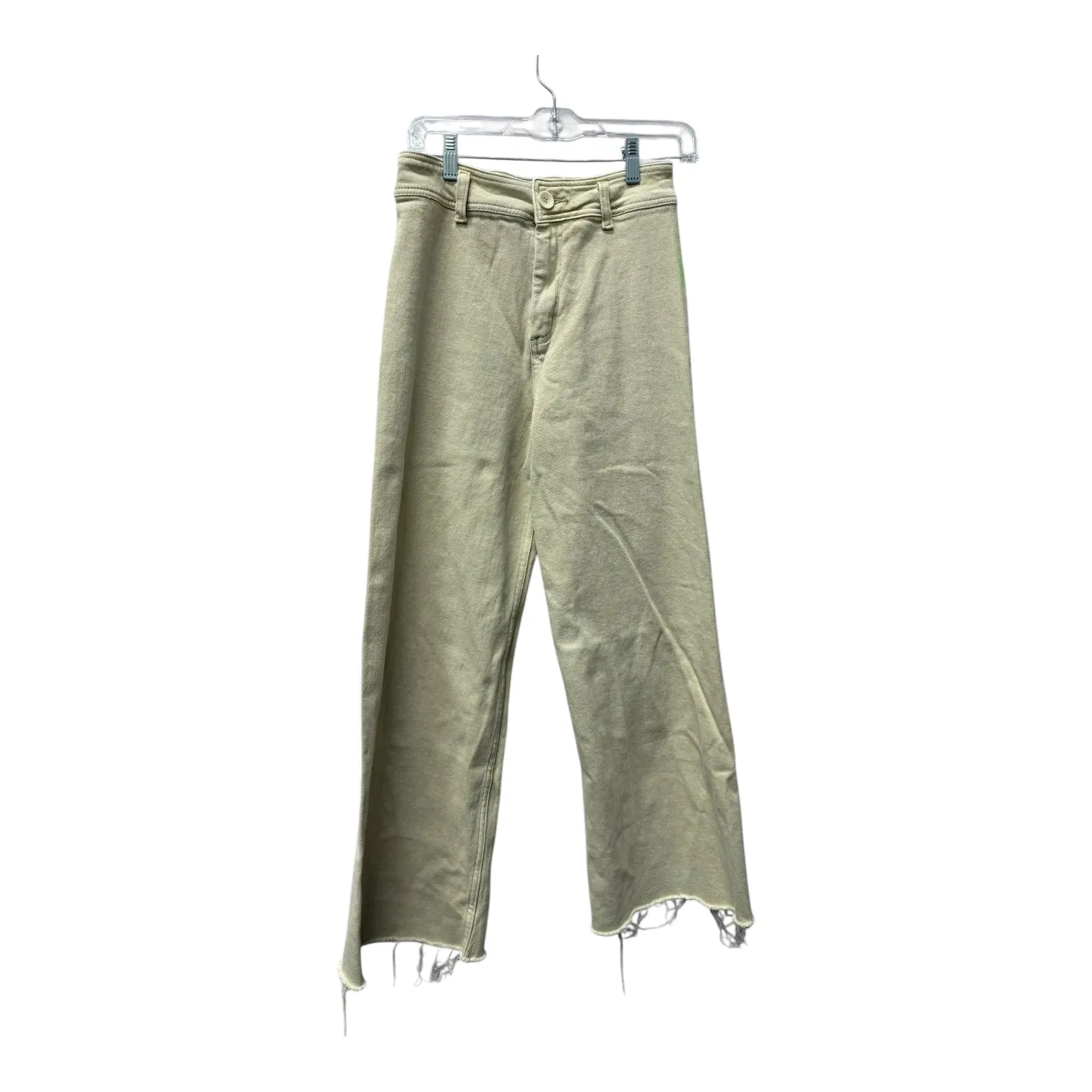 Jeans Wide Leg By miou miou  In Tan, Size:8