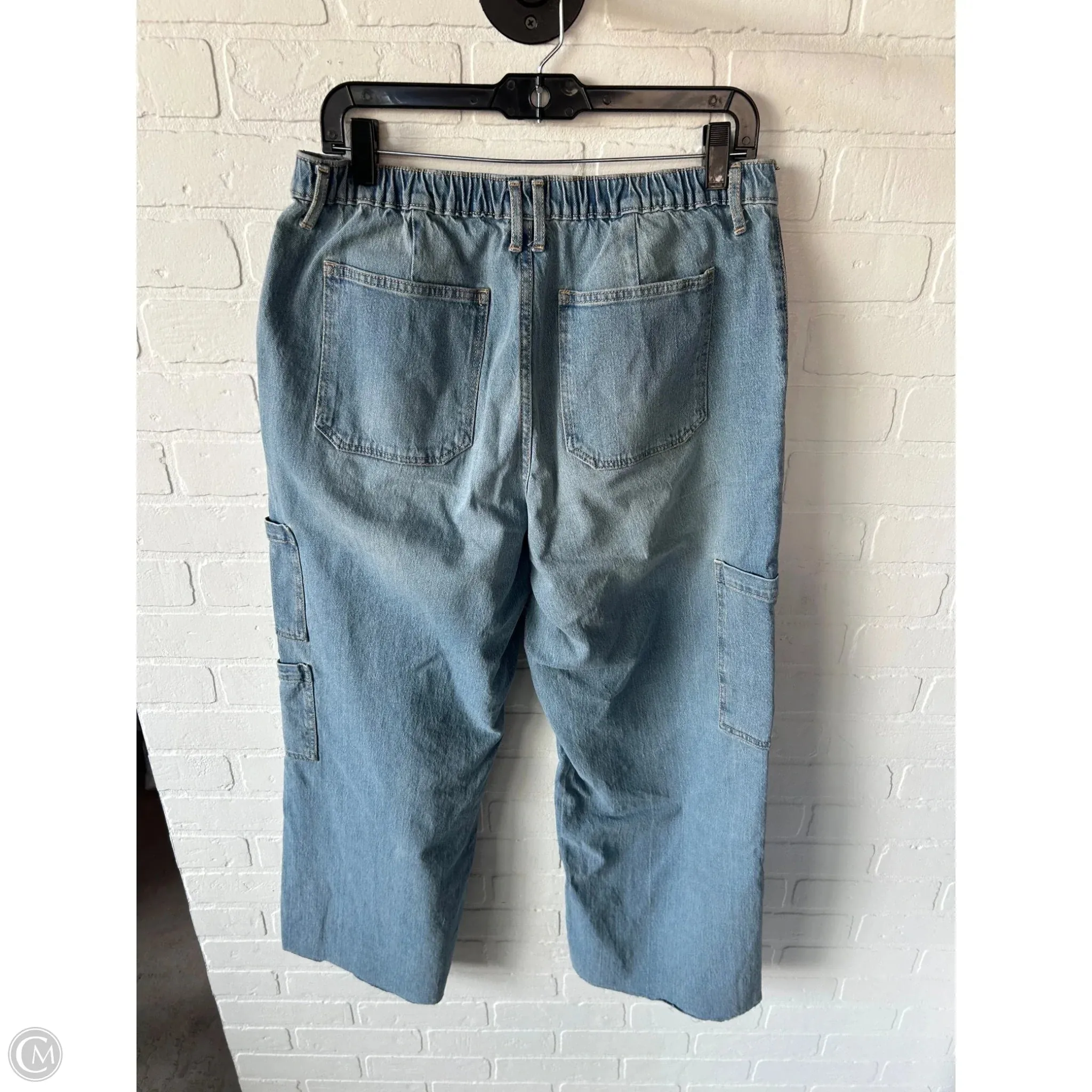 Jeans Wide Leg By No Barriers In Blue Denim, Size: 12