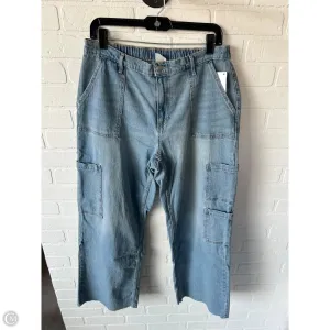 Jeans Wide Leg By No Barriers In Blue Denim, Size: 12