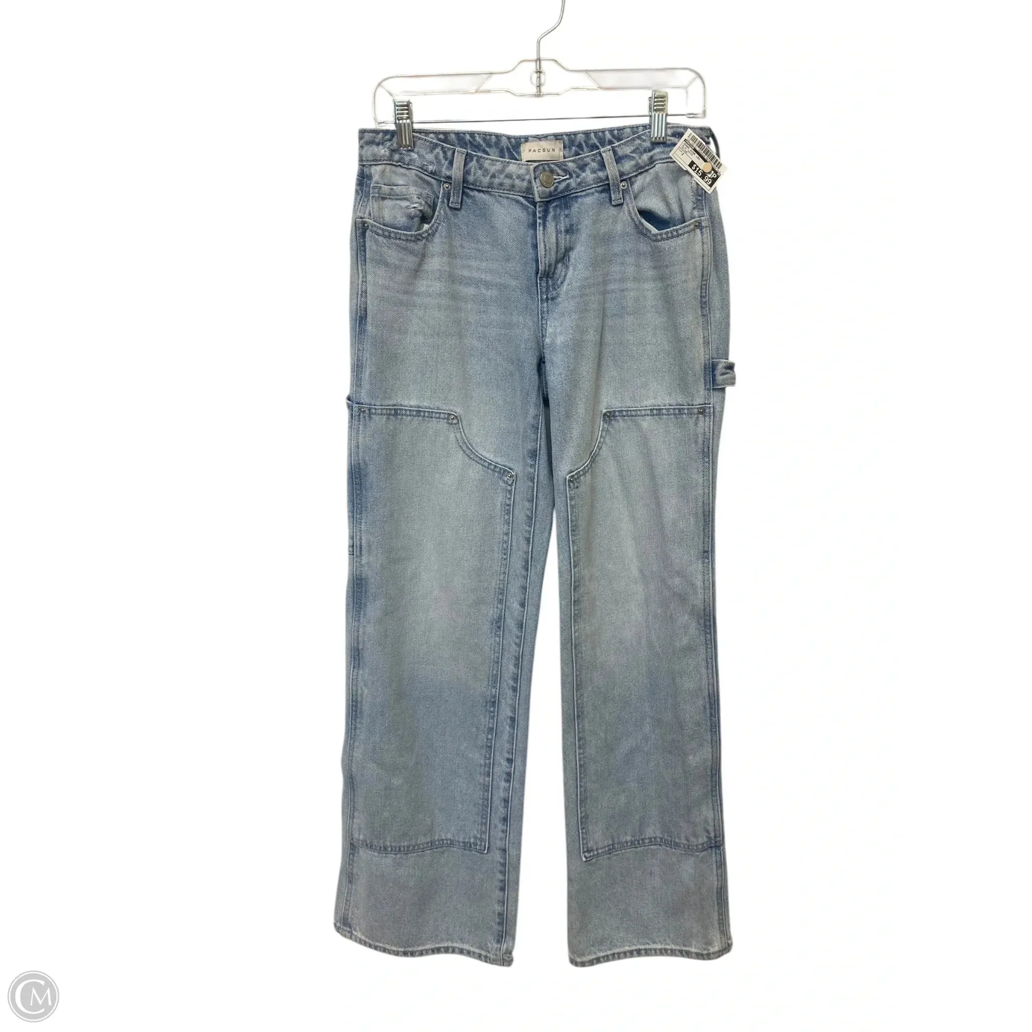 Jeans Wide Leg By Pacsun In Blue Denim, Size: 2