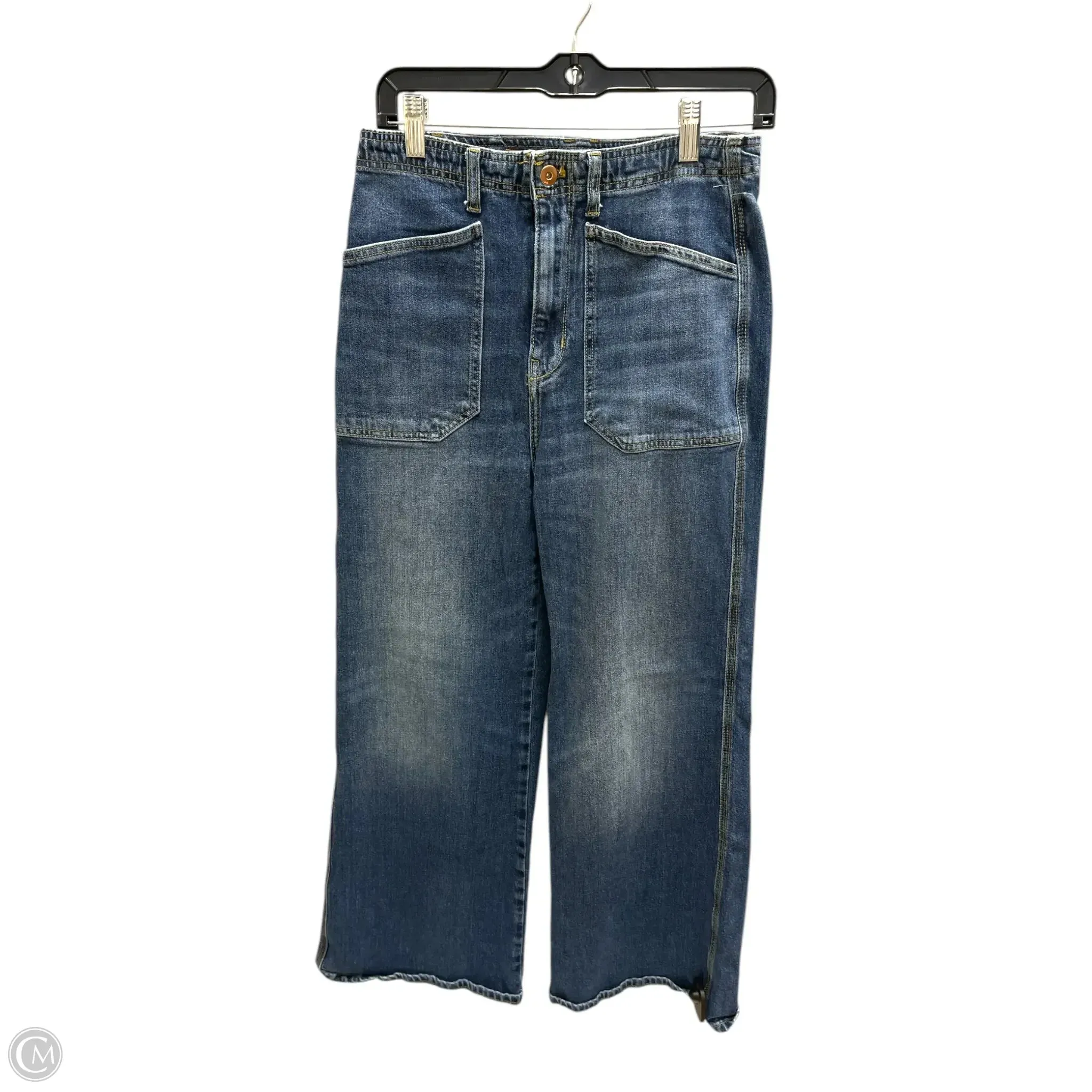 Jeans Wide Leg By Pilcro In Blue Denim, Size: 6