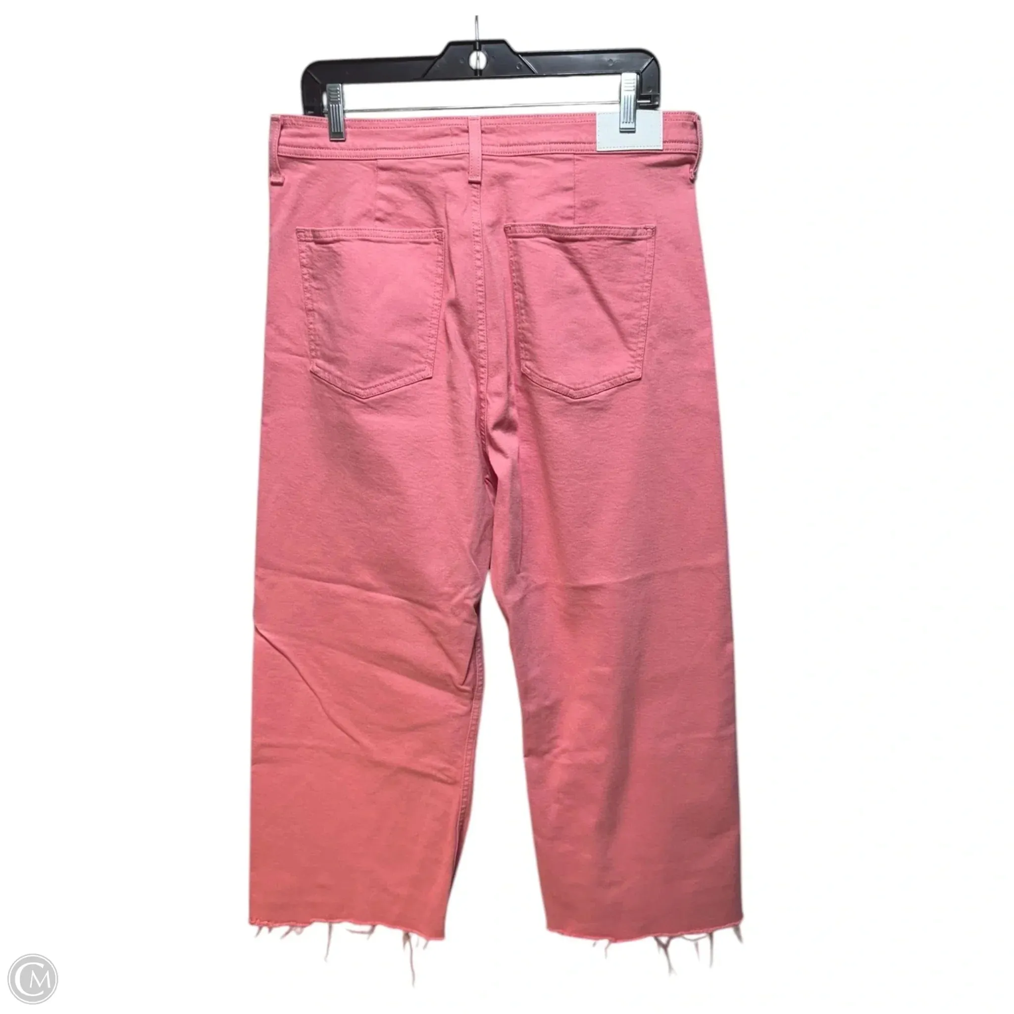 Jeans Wide Leg By Pistola In Pink Denim, Size: 14