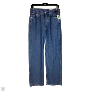 Jeans Wide Leg By Rag & Bones Jeans In Blue Denim, Size: 2