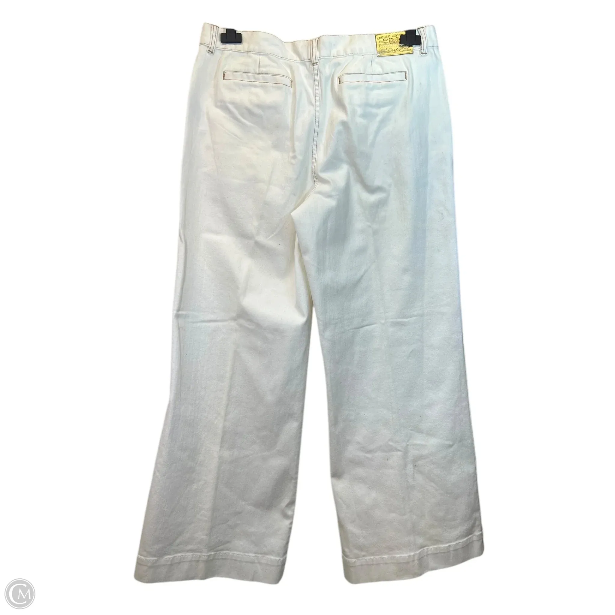Jeans Wide Leg By Ralph Lauren In Cream, Size: 16