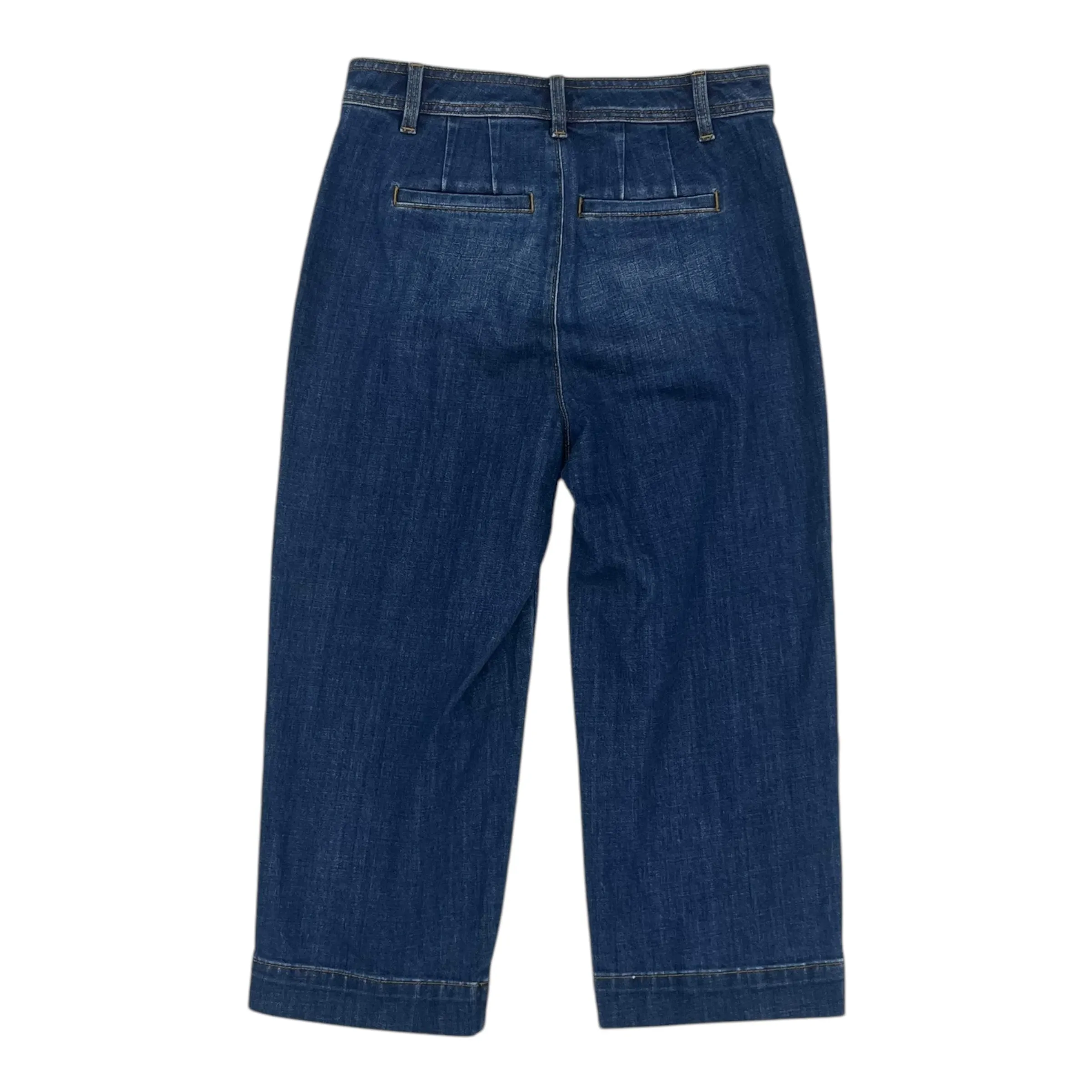 Jeans Wide Leg By Talbots In Blue Denim, Size:6P