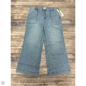 Jeans Wide Leg By Time And Tru In Blue Denim, Size: 18