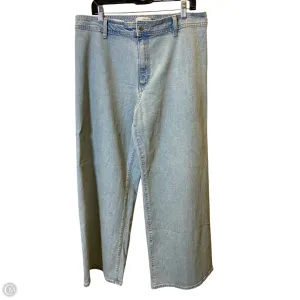 Jeans Wide Leg By Universal Thread In Blue, Size: 14