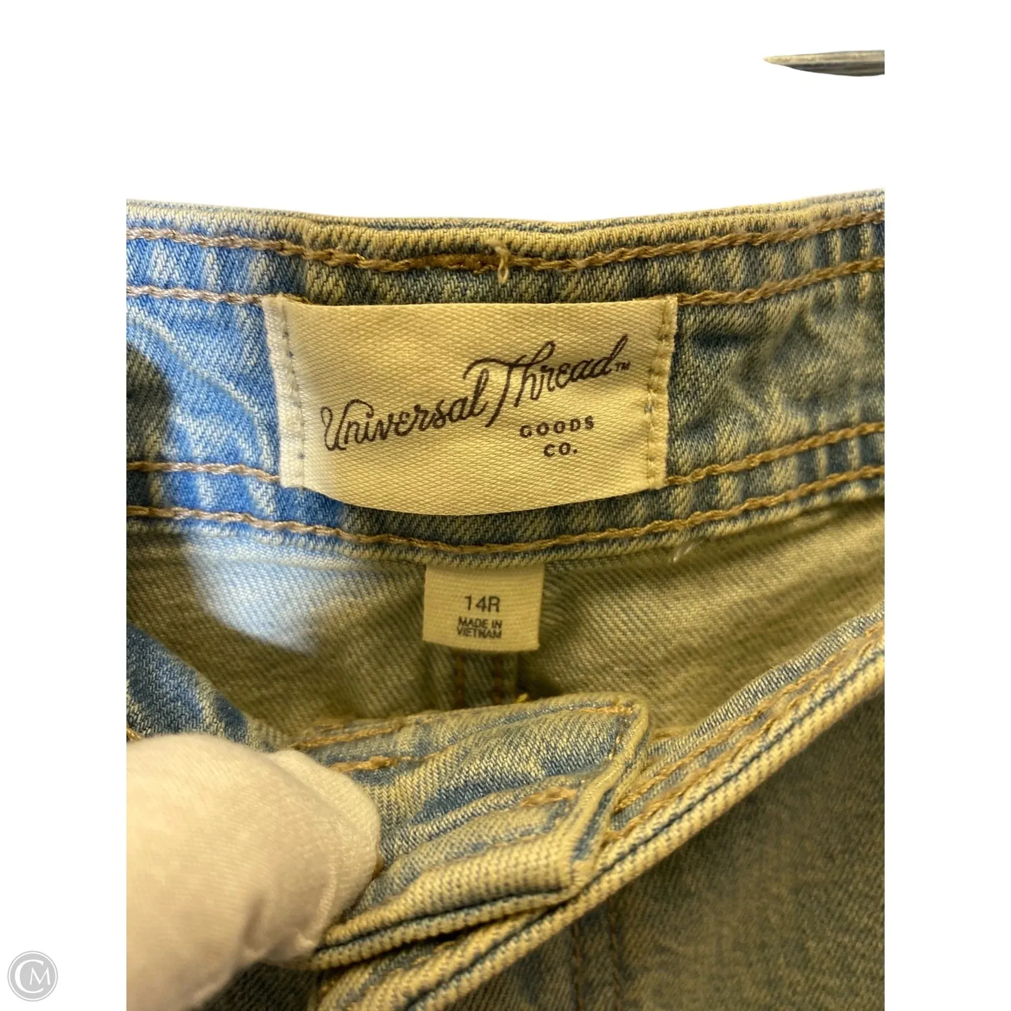 Jeans Wide Leg By Universal Thread In Blue, Size: 14