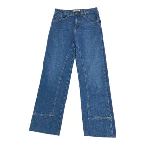 Jeans Wide Leg By We The Free In Blue Denim, Size:4