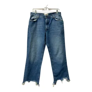 Jeans Wide Leg By We The Free In Blue, Size:8