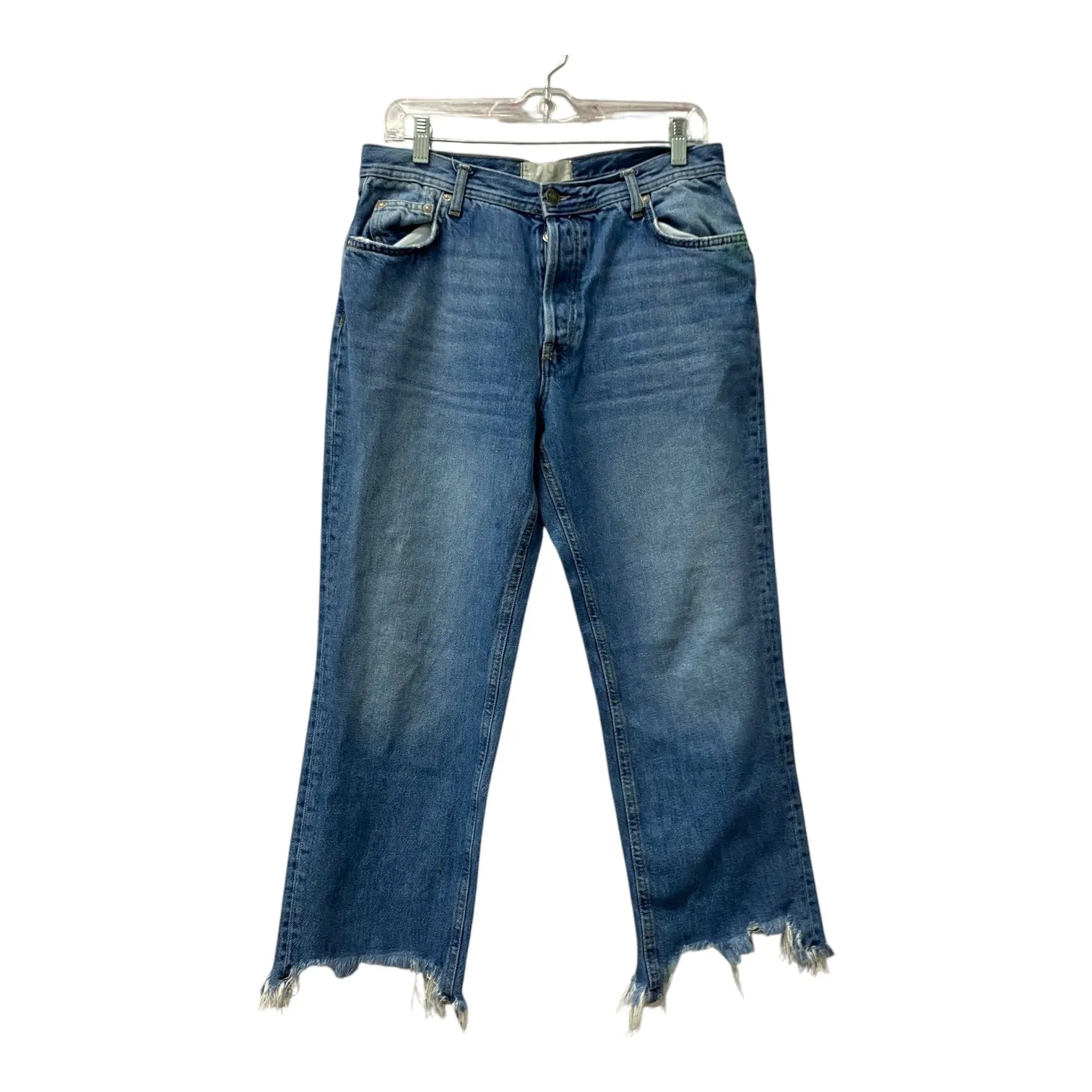 Jeans Wide Leg By We The Free In Blue, Size:8