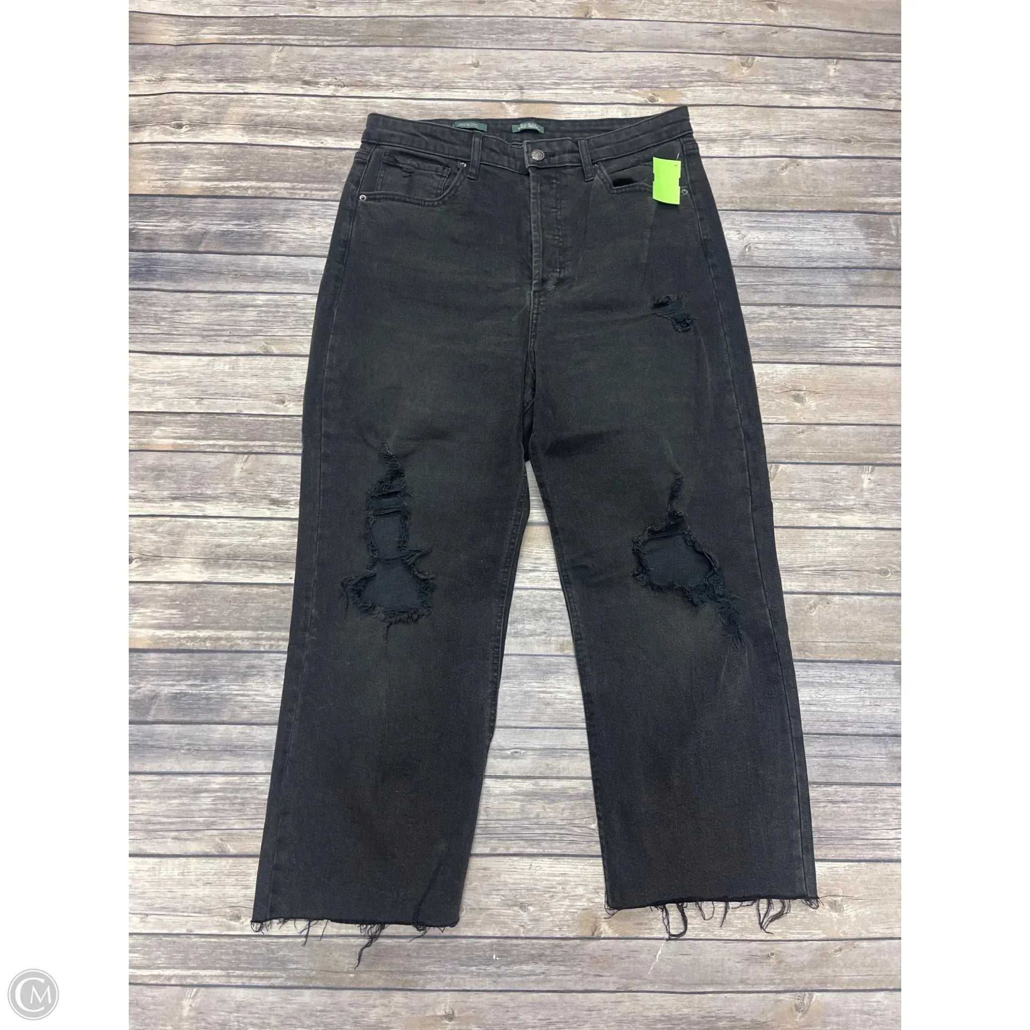 Jeans Wide Leg By Wild Fable In Black Denim, Size: 12