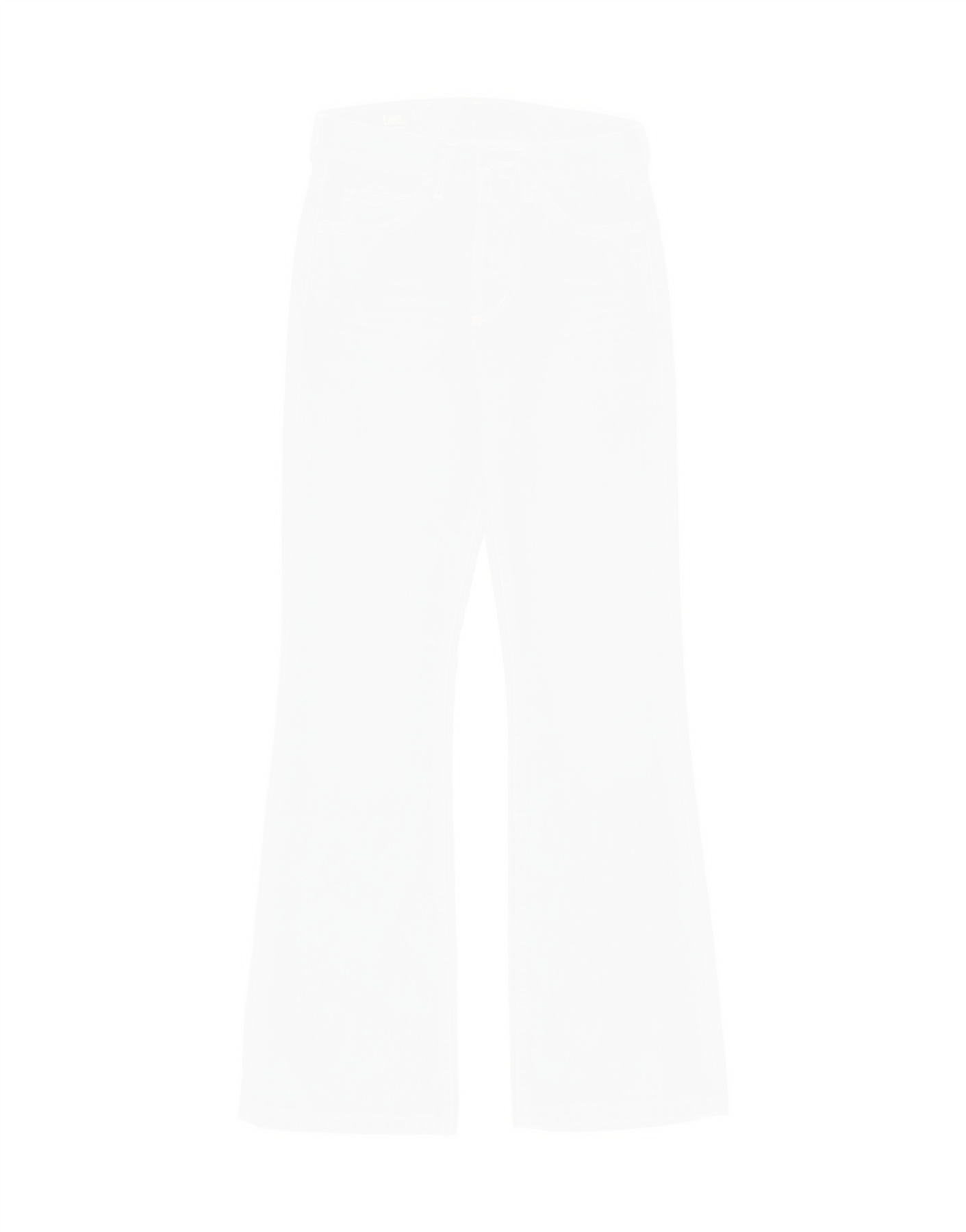 LEE Womens Denver Flared Jeans W27 L32 Navy Blue Cotton