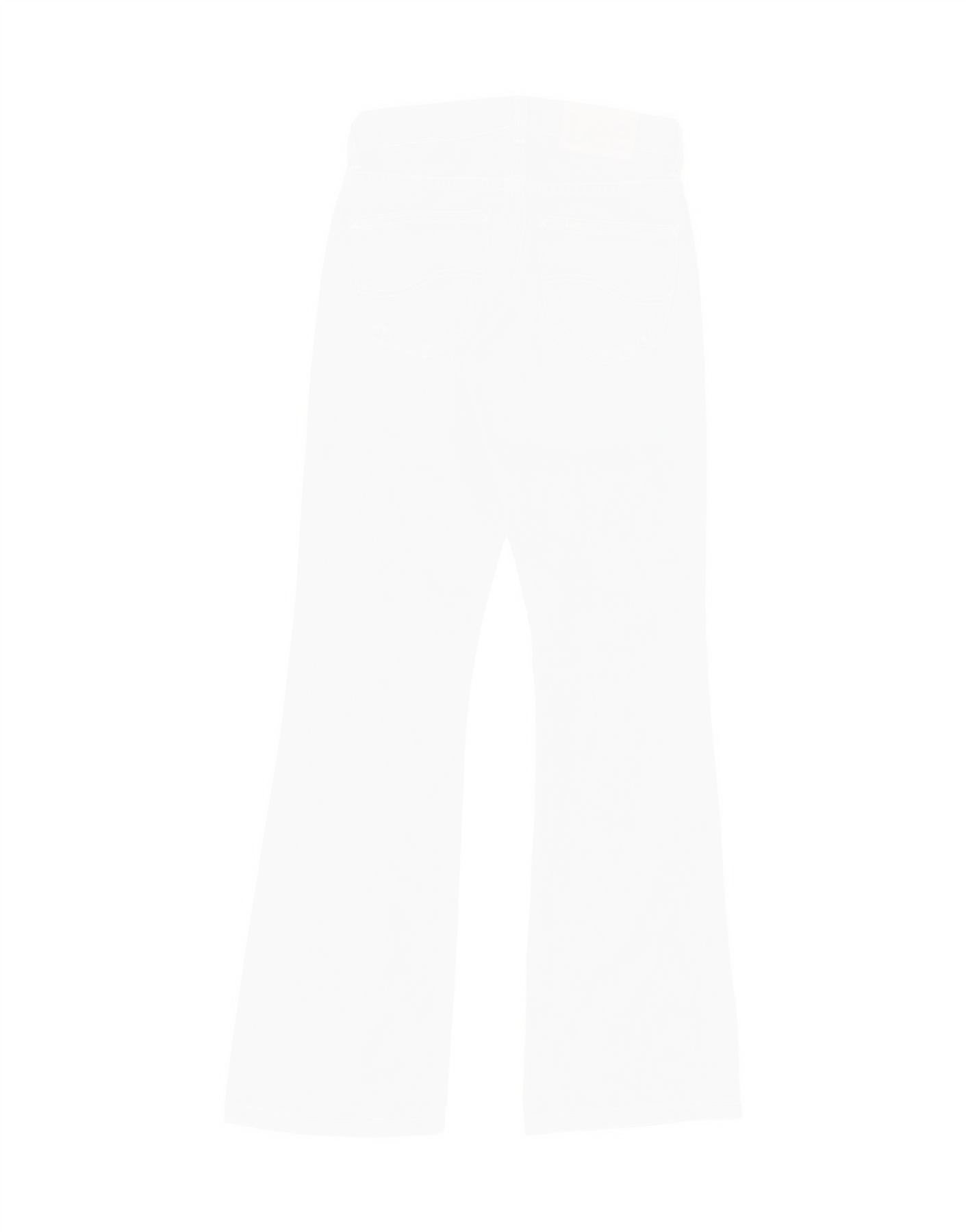 LEE Womens Denver Flared Jeans W27 L32 Navy Blue Cotton