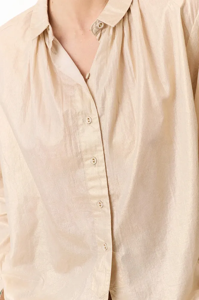 Leon & Harper Cob Foil Gold Shirt